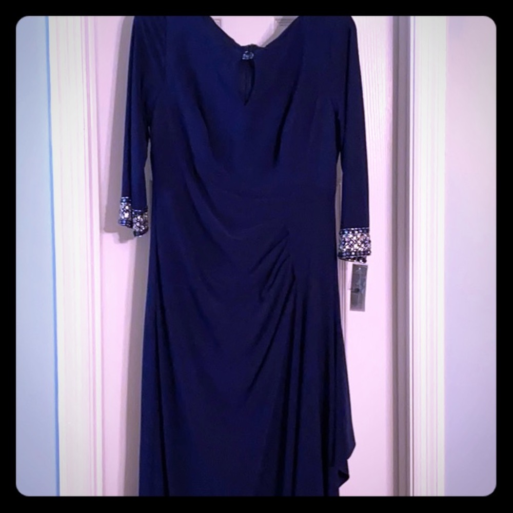 Cobalt long evening dress